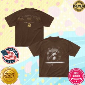 2Pac Merch Store It Ain’t Easy Brown T-Shirt