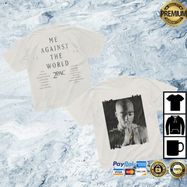 2Pac Merch Store Temptations White T-Shirt
