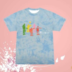 Rilo Kiley Merch Store Robots Kids Tie Dye T-Shirt