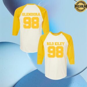 Rilo Kiley Merch Store Team Glendora Baseball Raglan