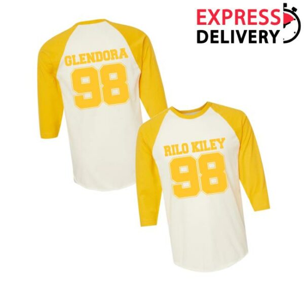 Rilo Kiley Merch Store Team Glendora Baseball Raglan