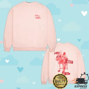 Taylor Swift Merch Store You Can Call Me Honey If You Want Pink Crewneck Sweatshirt
