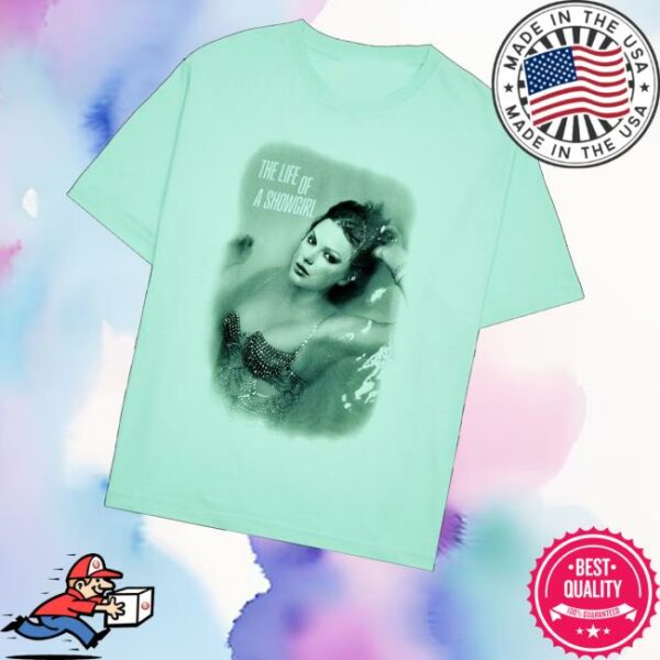 Taylor Swift Merch Store The Life Of A Showgirl Mint T-Shirt