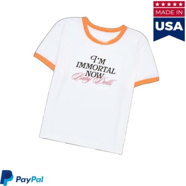 Taylor Swift Merch Store I’m Immortal Now Baby Dolls T-Shirt