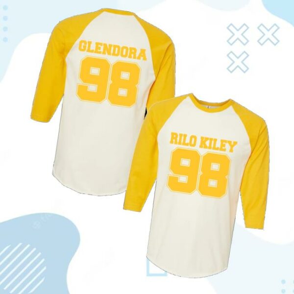 Rilo Kiley Store Merch Team Glendora Baseball Raglan