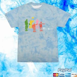Rilo Kiley Store Merch Robots Tie Dye T-Shirt