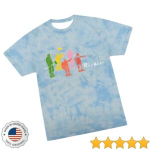 Rilo Kiley Store Merch Robots Kids Tie Dye T-Shirt