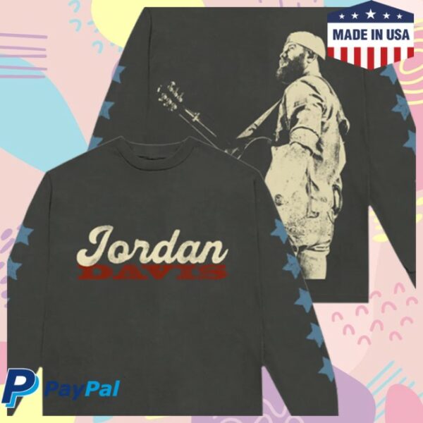 Jordan Davis Official Store Merch Photo Long Sleeve Tee