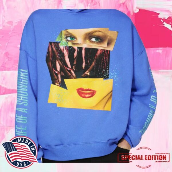 Taylor Swift Store Merch The Life Of A Showgirl Violet Blue Hoodie