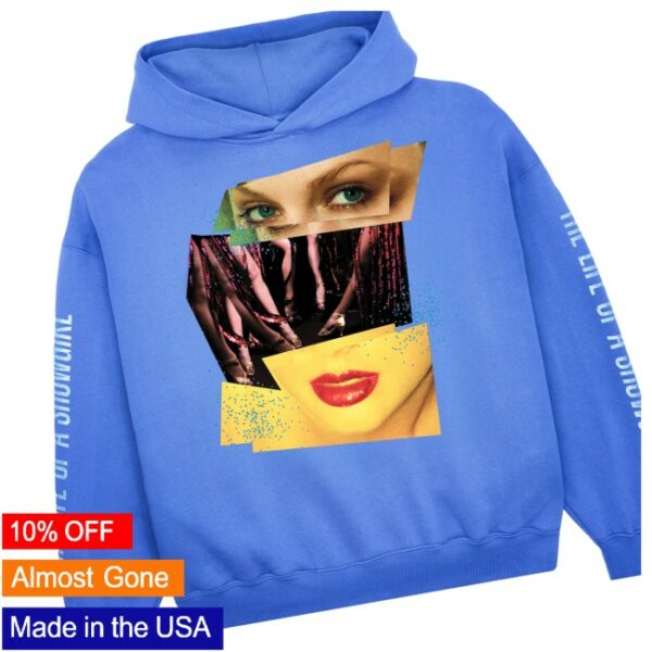 Taylor Swift Store Merch The Life Of A Showgirl Violet Blue Hoodie