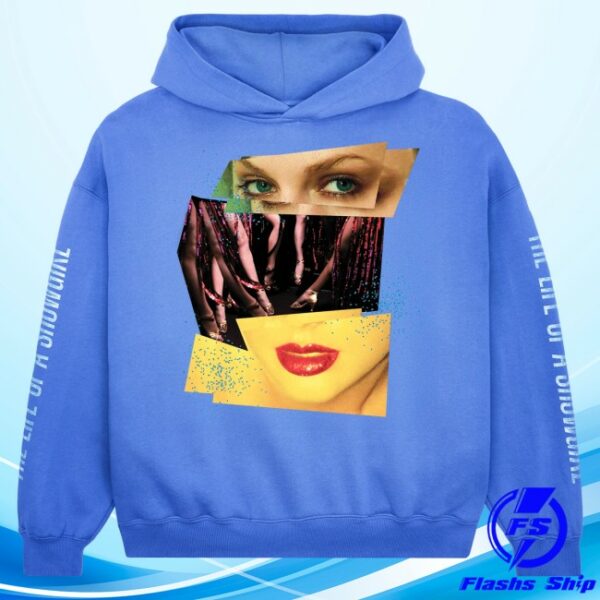 Taylor Swift Store Merch The Life Of A Showgirl Violet Blue Hoodie