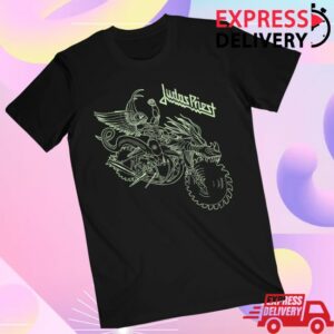 Judas Priest Store Merch Painkiller Glow In The Dark Tee