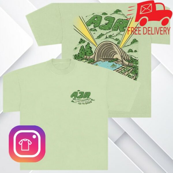 Ajr Store Merch Los Angeles Hollywood Bowl Tour Tee