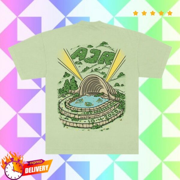 Ajr Store Merch Los Angeles Hollywood Bowl Tour Tee