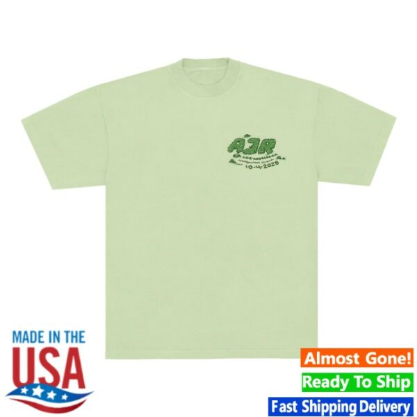 Ajr Store Merch Los Angeles Hollywood Bowl Tour Tee