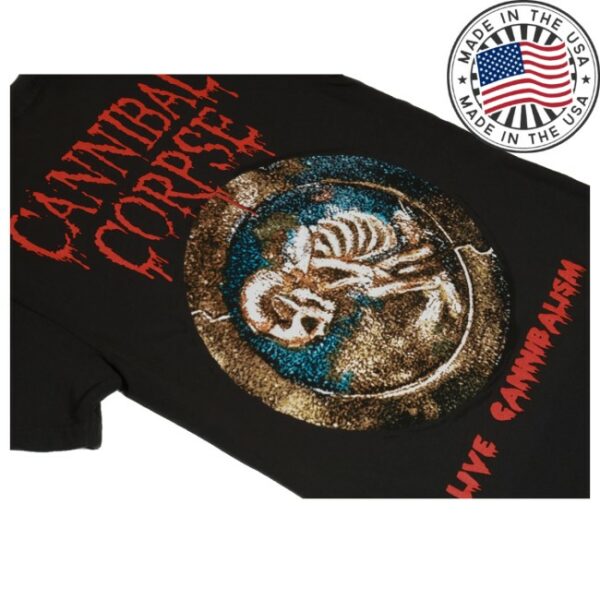 Cannibal Corpse Store Merch Live Cannibalism Black T-Shirt