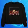kenny taylor swift store merch the life of a showgirl its frightening black crewneck sweatshirt