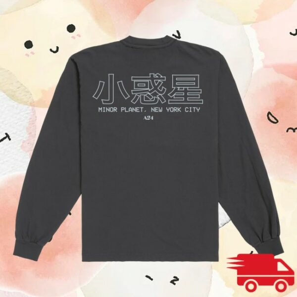 A24 Shop Store Merch The Smashing Machine X Minor Planet Long Sleeve