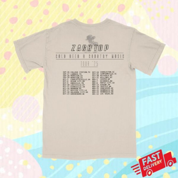 Zach Top Store Merch Double Zach Tour T-Shirt