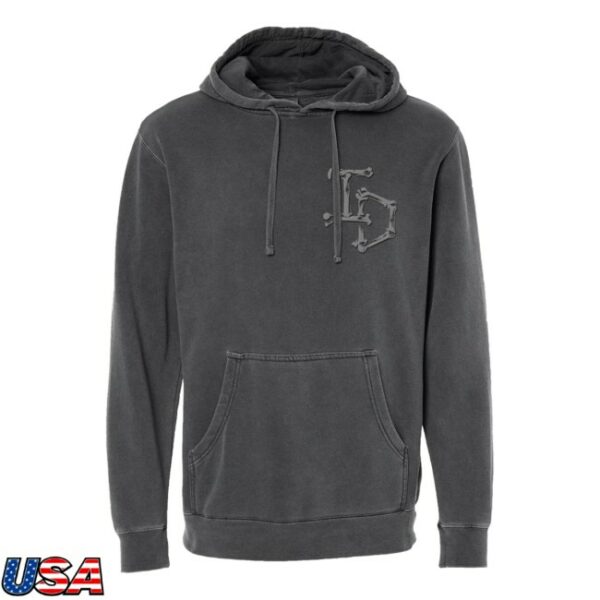 Imagine Dragons Official Store Merch Bones Letter Hoodie
