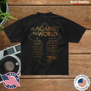 2Pac Store Merch Heavy In The Game Black T-Shirt
