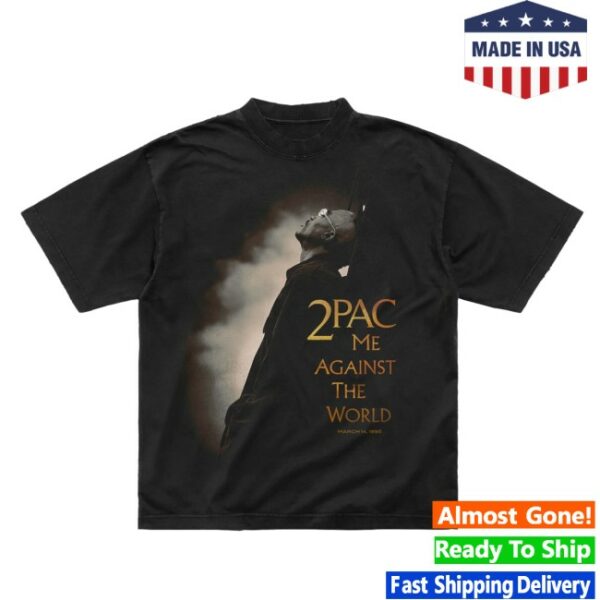 2Pac Store Merch Heavy In The Game Black T-Shirt