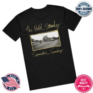 The Hold Steady Store Merch Separation Sunday Black T-Shirt