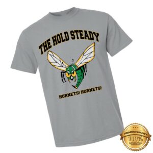The Hold Steady Store Merch Hornets Grey T-Shirt