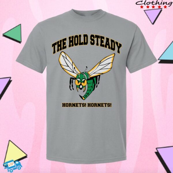 The Hold Steady Store Merch Hornets Grey T-Shirt