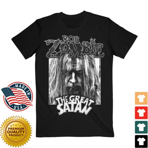 Rob Zombie Store Merch The Great Satan Portrait Tee
