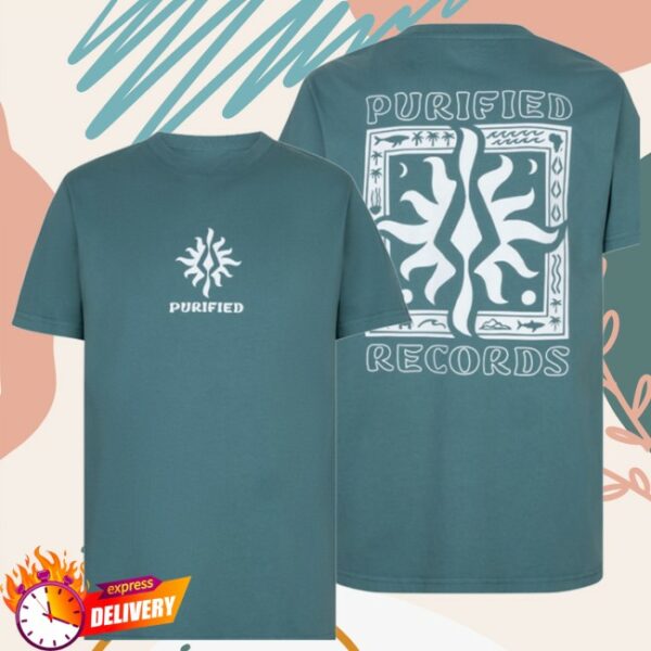 Purified Records Store Merch Purified Sage Green Shirt