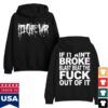 kenny merchnow store merch i declare war if it aint broke black pullover long sleeve