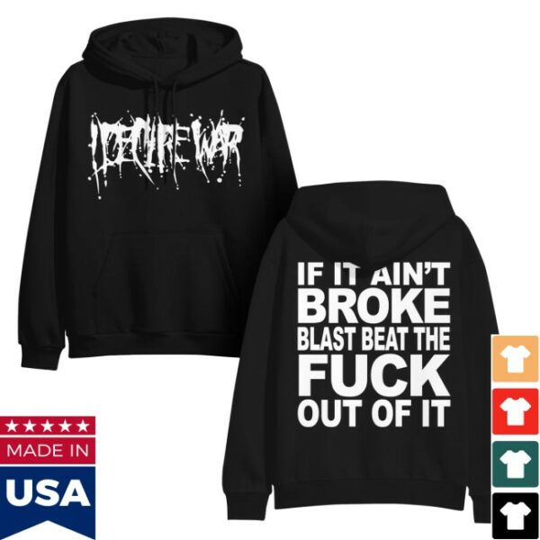 Merchnow Store Merch I Declare War If It Ain’t Broke…  Black Pullover Hoodie