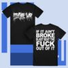 kenny merchnow store merch i declare war if it aint broke black t shirt