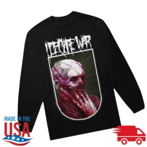 Merchnow Store Merch I Declare War Biting Black Long Sleeve