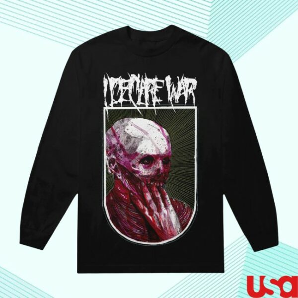 Merchnow Store Merch I Declare War Biting Black Long Sleeve