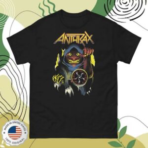 Anthrax Merch Persistence Of Time Not Death Tee