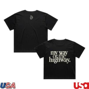 Jordan Davis Official Merch Store My Way Or The Highway Ladies Tee