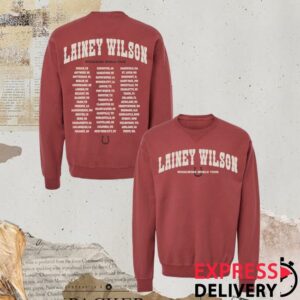 Lainey Wilson Merch Store Whirlwind World Tour Billboard Crewneck
