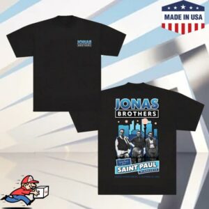 Jonas Brothers Merch Greetings From Your Hometown Saint Paul Mn Tee