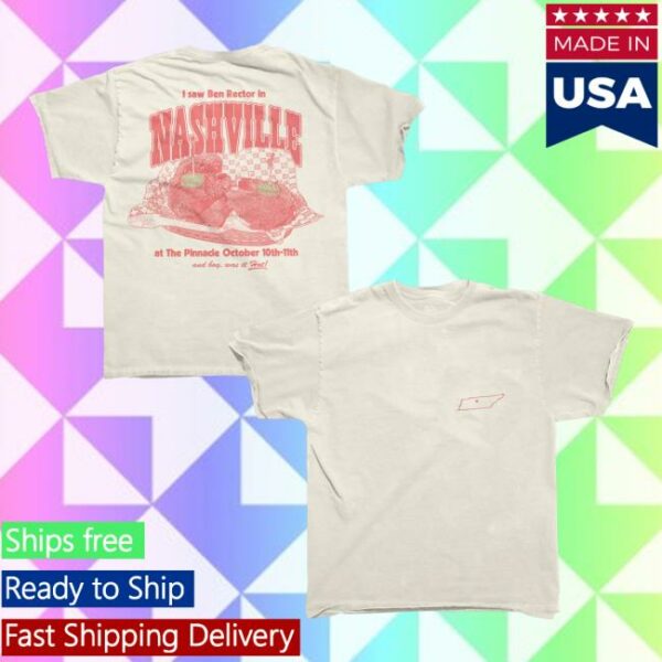 Ben Rector Music Merch Store Ben Rector Live Nashville Tee