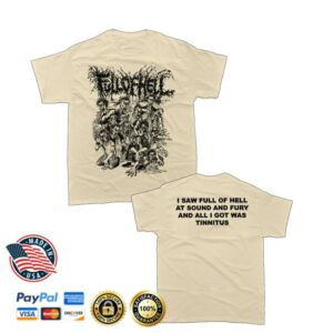 Full Of Hell Merch Store Full Of Hell Tinnitus T-Shirt