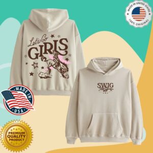 Swig Drinks Merch Store Let’s Go Girls Tan Hoodie