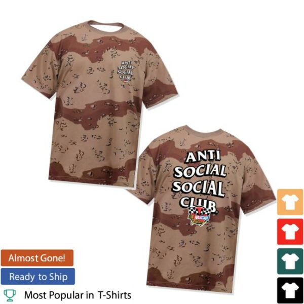 Antisocialsocialclub Merch Store Anti Social Social Club X Nascar Camo Motorsport T-Shirt
