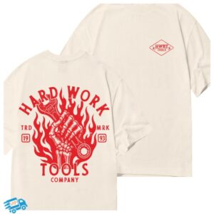 Hwbt Store Merch Tools Company Oversized White T-Shirt