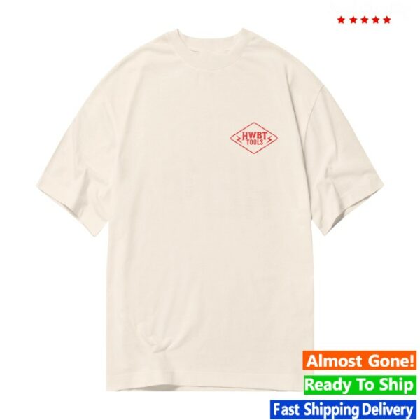 Hwbt Store Merch Tools Company Oversized White T-Shirt