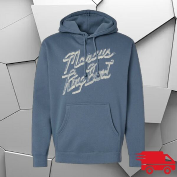 Marcus King Official Store Merch Mkb Script Navy Hoodie