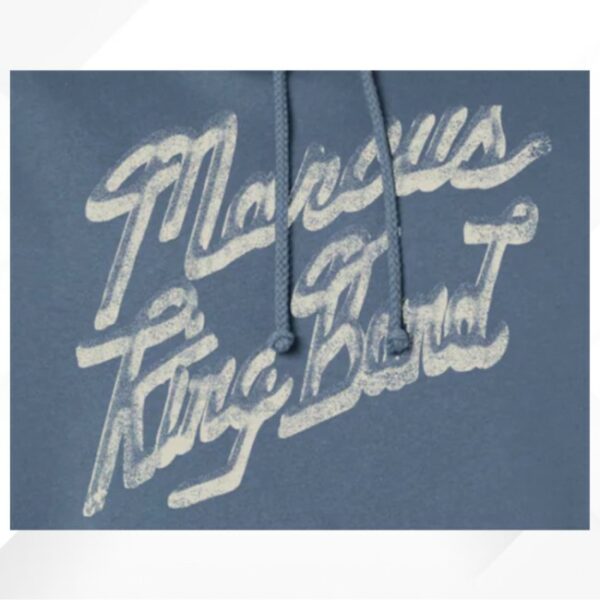 Marcus King Official Store Merch Mkb Script Navy Hoodie