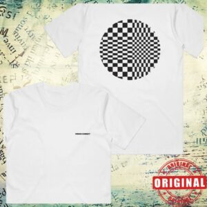Period Correct Store Merch Checkered Meatball White Tee