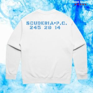 Period Correct Store Merch Scuderia White Crewneck